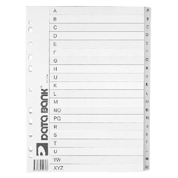 Ring Binder Index - Alphabet Dividers